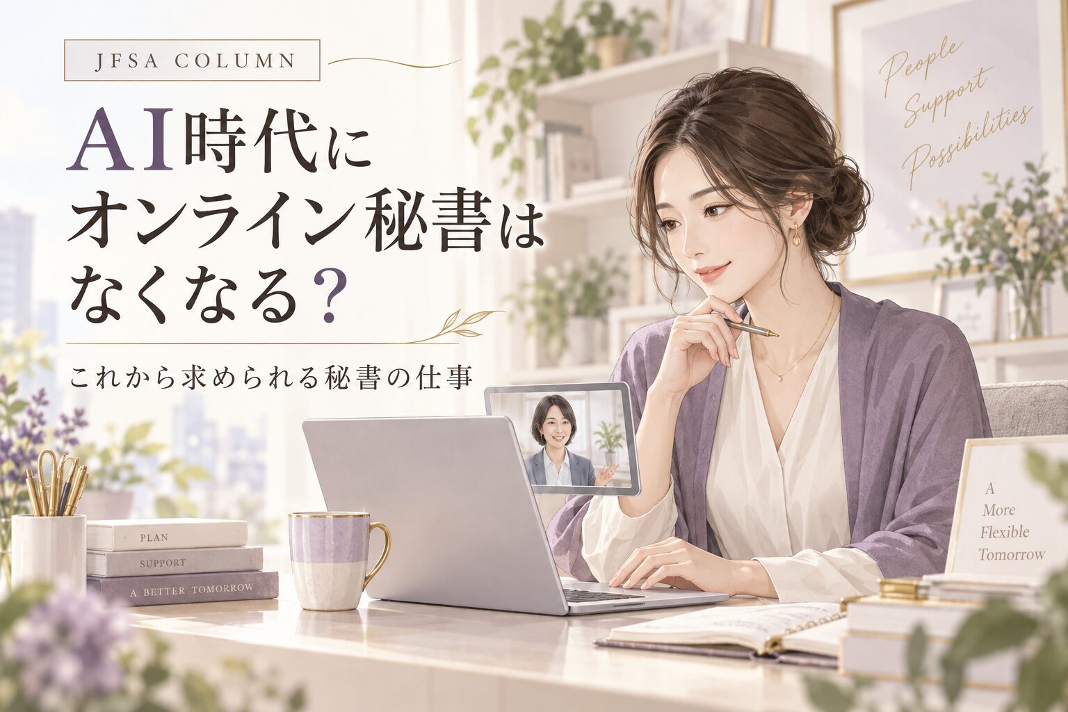 AI時代にオンライン秘書はなくなる？これから求められる秘書の仕事